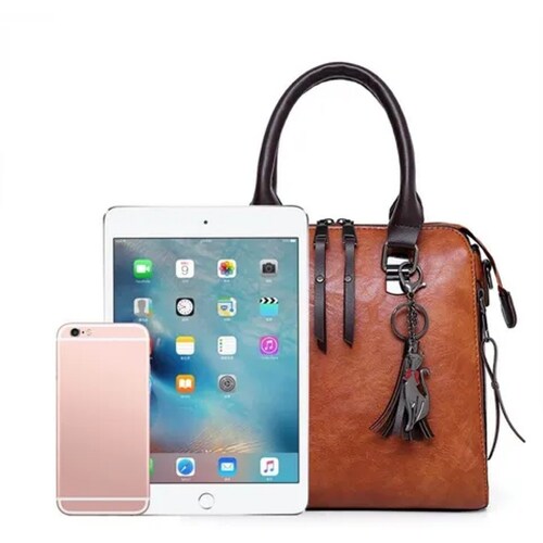 Set 4 Bolsas Moda Mujer Dama Colgante Gato Borla Versatil