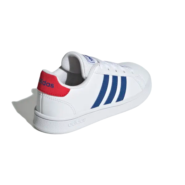 Tenis adidas discount blancos con azul