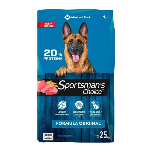 Alimento para Perro Member's Mark Sportsman's Choice Fórmula Original 25 kg