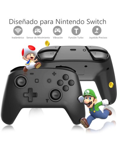 Control Pro Turbo Nintendo Switch Inalámbrico Bluetooth PC Celular - R – DA  Gamers Store