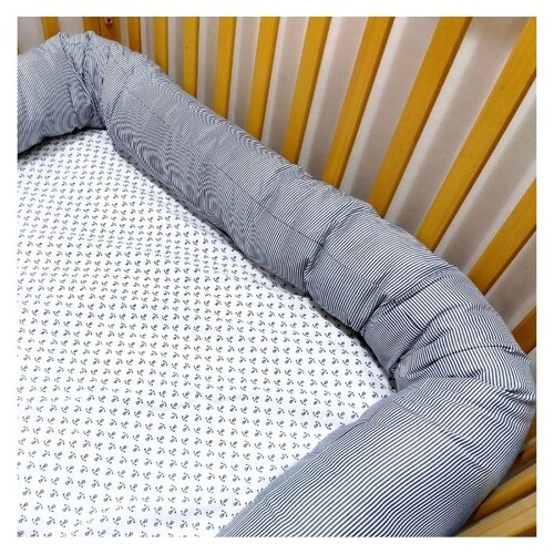 Protector/Bumper para Cuna o Cama (2m L) MaternaBebé Muselina Oeko-Tex