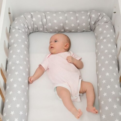 Protector/Bumper para Cuna o Cama (2m L) MaternaBebé Muselina Oeko-Tex