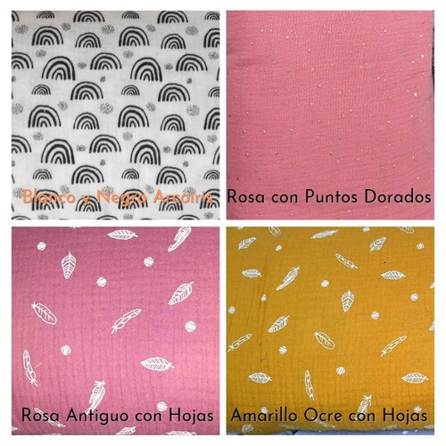 Protector/Bumper para Cuna o Cama (2m L) MaternaBebé Muselina Oeko-Tex
