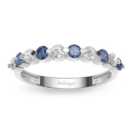 Churumbela en Oro Blanco de 14K Amelie Joyas