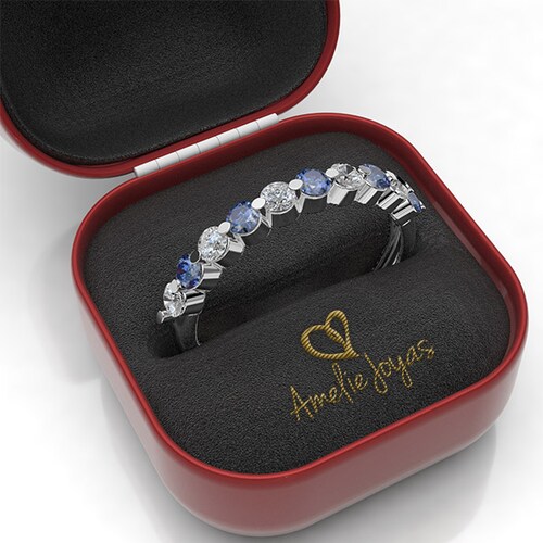 Churumbela en Oro Blanco de 14K Amelie Joyas