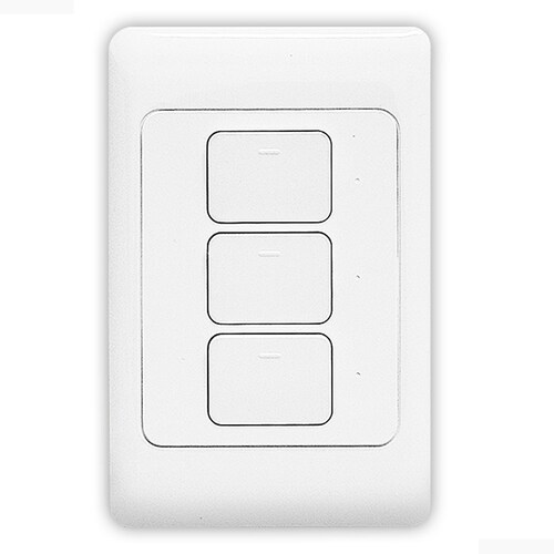 Wi-Fi Switch, Apagador Inteligente de 3 botones clickeables WiFi Duosmart A30 compatible con Amazon Alexa, Google Home, 