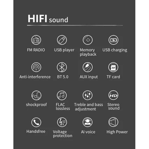 Estéreo Para Auto Fnbrli Con Mp3 2 Usb Bluetooth 1 Din