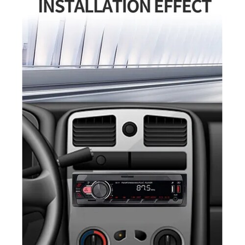 Estéreo Para Auto Fnbrli Con Mp3 2 Usb Bluetooth 1 Din