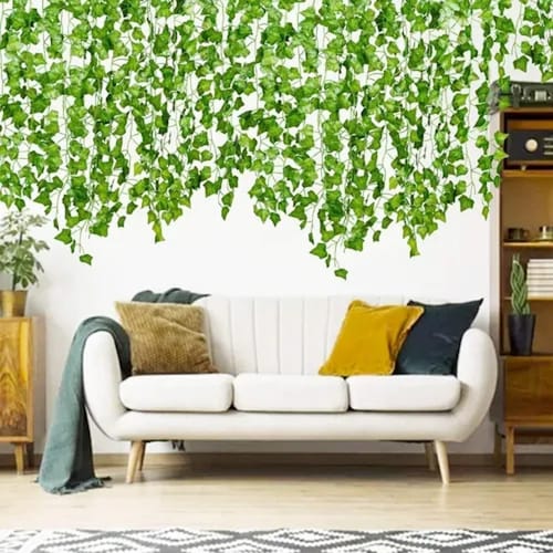 12 Enredaderas Artificiales Plantas Colgantes Decorativas.
