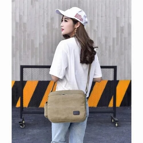 Bolso De Lona De Gran Capacidad Para Mujer De Moda Urbana17l