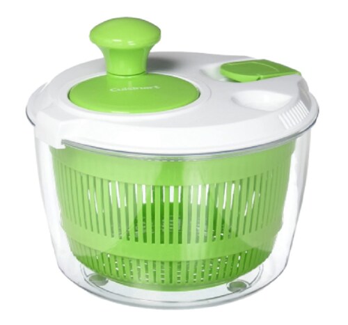 Centrifugadora para Ensalada Color Blanco con Verde