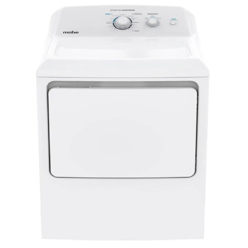 SECADORA MABE - SMG26N5MNBAB0 A GAS LP 6.2 PIES CÚBICOS CON CAPACIDAD DE 20 KG COLOR BLANCA CON CICLO DE SANITIZADO 