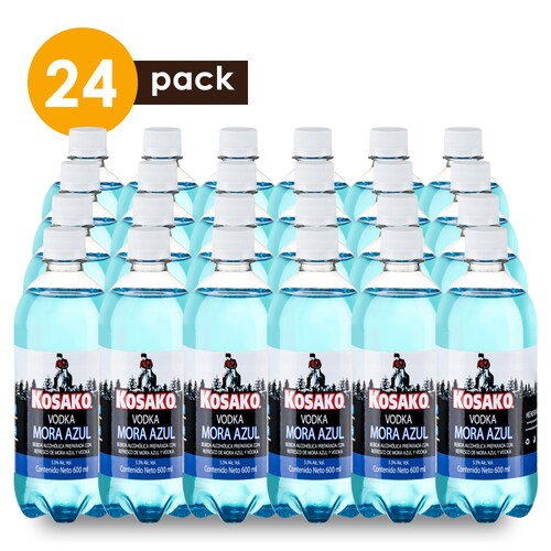 Vodka Kosako Mora Azul 600 ml 24 Pack