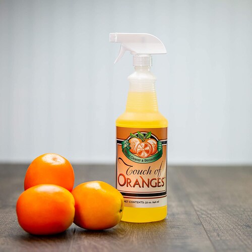 TOUCH OF ORANGES - Aceite de Naranja Real Limpiador e Hidratador de Madera, Muebles de Madera, Pisos de Madera 946ml