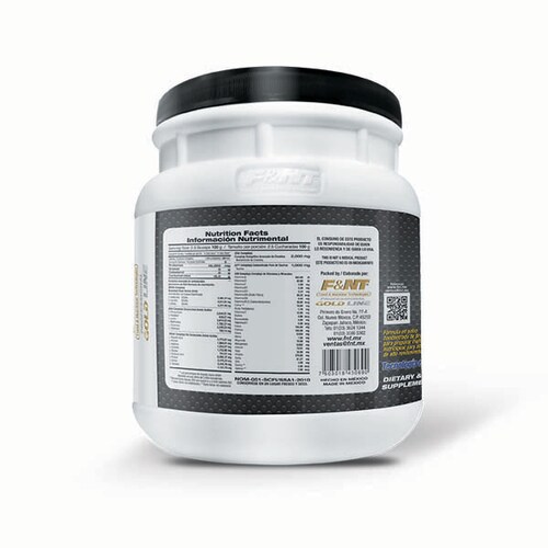 Proteína Whey Protein 500 Gr 1.1 Lbs 45g P/s Sabor Nuez/Avellana F&nt