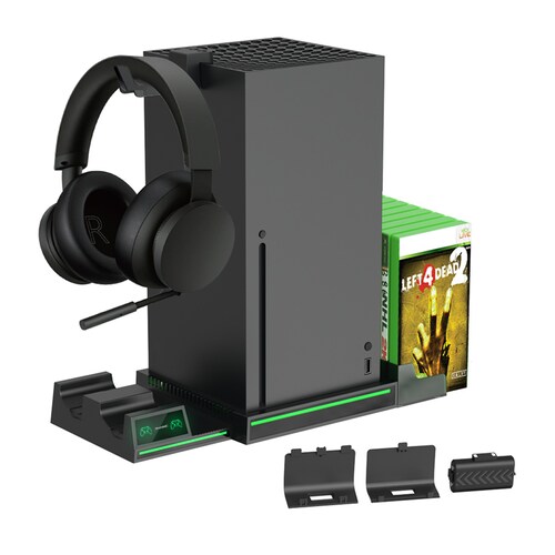 Xbox Series X Base Vertical Enfriadora + 2 Puertos de Carga (TYX-1622)