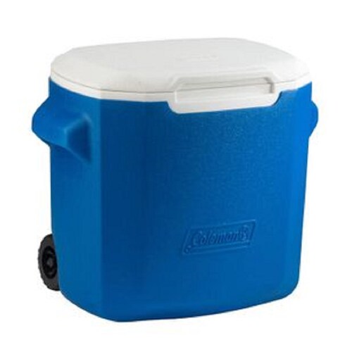 Hielera 28 Qt C/Ruedas 36 Latas Camping Playa Azul Coleman