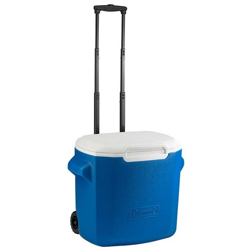 Hielera 28 Qt C/Ruedas 36 Latas Camping Playa Azul Coleman