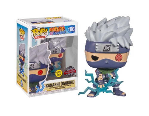 Funko Pop Animation: Naruto - Kakashi Raikiri Glow Exclusivo