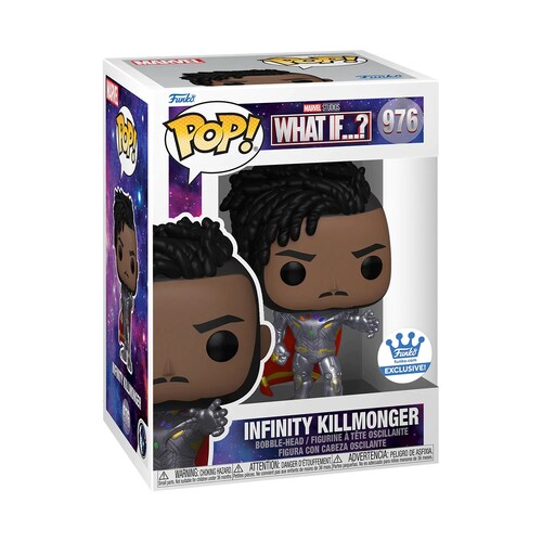 Funko Pop Marvel What If - Infinity Killmonger Exclusivo Funko Shop