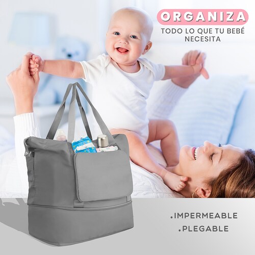 Silla Alta Periquera para Bebé 3 en 1 Lo Necesito más Pañalera de Regalo
