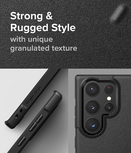 Funda Para S22 Ultra Ringke Onyx Flexible Negro