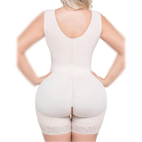 Fajas Colombianas Post Parto con Brasier,  Natural Faja Postquirúrgica Levanta Glúteos Fajas Colombianas  Alta Compresión.