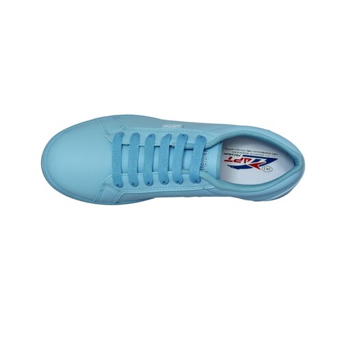 TENIS URBANO PARA NIÑA TIPO PIEL AZUL CIELO APT PREMIUM 251