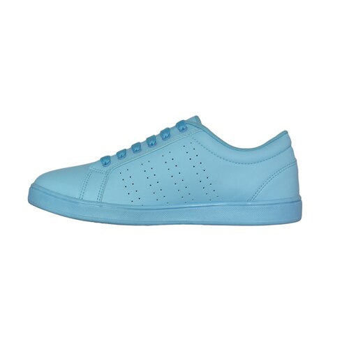 TENIS URBANO PARA NIÑA TIPO PIEL AZUL CIELO APT PREMIUM 251