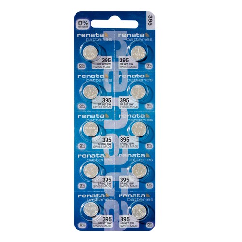 10 Pilas Para Reloj Renata 395 Sr927sw