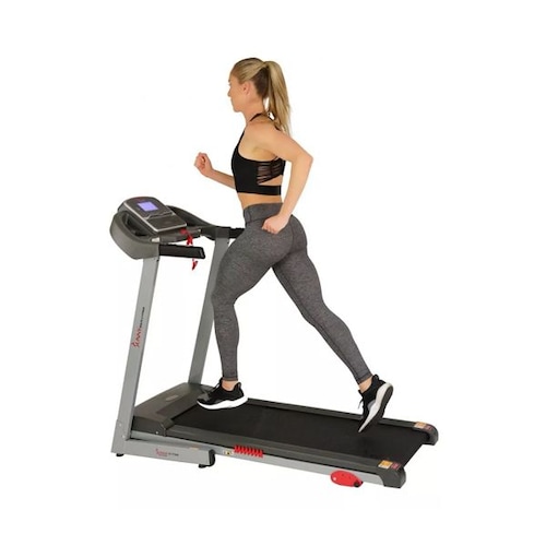  Caminadora eléctrica  110V  gris y negra Sunny Health & Fitness SF-T7860