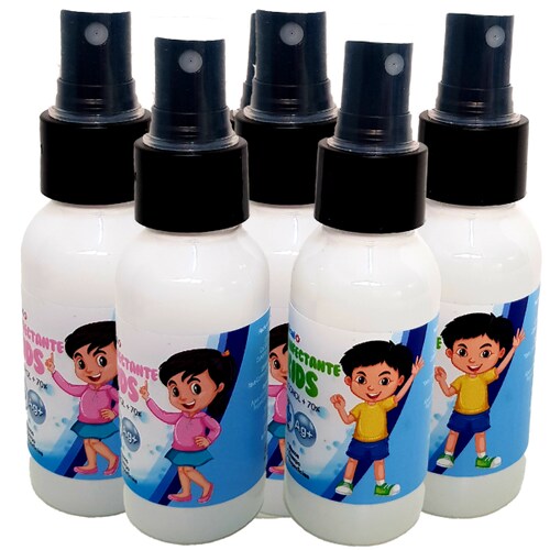 Desinfectante Para Niños Pack 10 Unidades - 60 Ml C/u