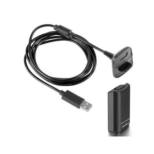 Control Compatible Con Xbox 360 Inalámbrico+kit Cable Y Pila