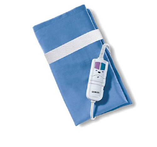 Almohadilla térmica de calor húmedo Azul