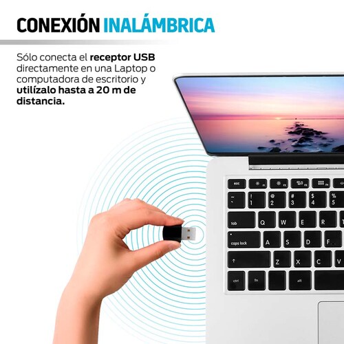 Presentador Inalámbrico para Diapositivas Conexión USB Redlemon