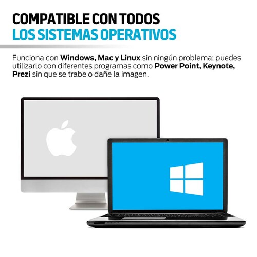 Presentador Inalámbrico para Diapositivas Conexión USB Redlemon