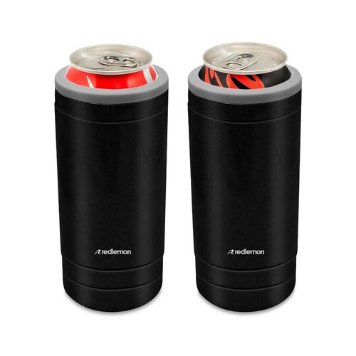 Enfriador de Cerveza y Latas Acero Inoxidable 355ml 2 Piezas Redlemon