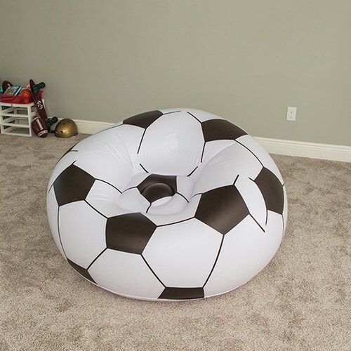 Sillón inflable Puff Infantil Oval En Forma De Balón 114 X 112 X 66 Cm