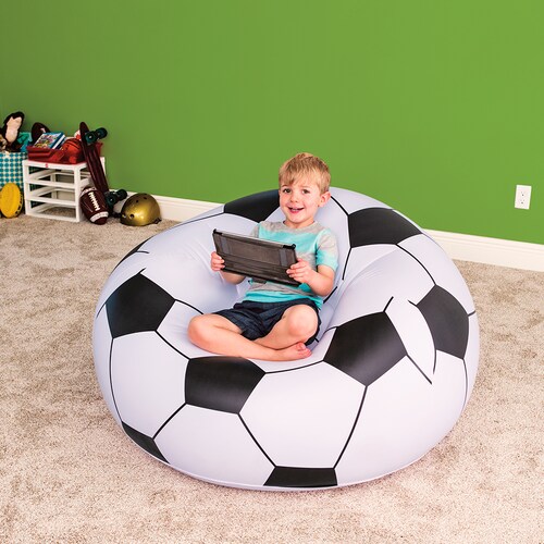 Sillón inflable Puff Infantil Oval En Forma De Balón 114 X 112 X 66 Cm