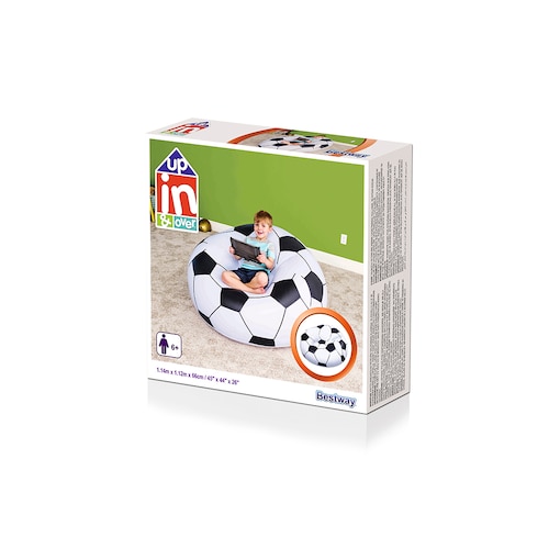 Sillón inflable Puff Infantil Oval En Forma De Balón 114 X 112 X 66 Cm