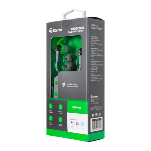 Audífonos Bluetooth Sport con sujeción de imán In Ear Resistentes al Sudor AUD-7005
