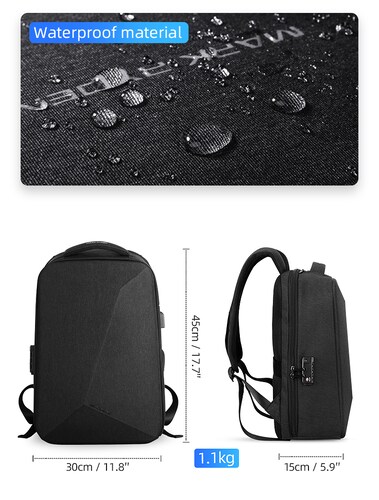 Mochila con impermeable Mark Ryden Modelo 9405YY