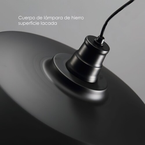 Lampara De Techo Colgante Tipo Jaula Industrial de metal