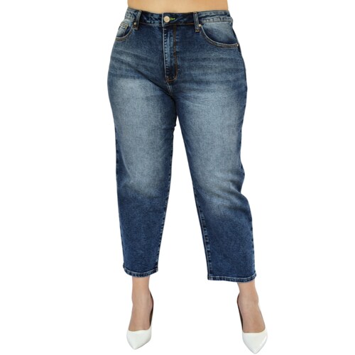 Mom jeans talla extra, modelo 6213 (medium, medio) 