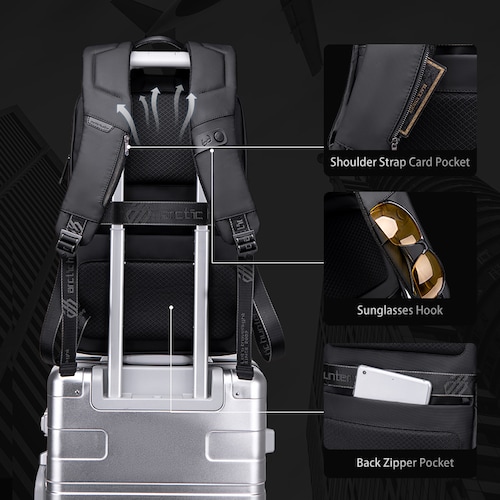 Mochila para laptop 15.6" Arctic Hunter correas acolchadas y material repelente al agua Oxford Modelo AH-B00443