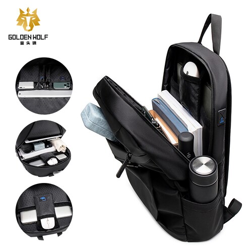 Mochila para laptop 15.6" Arctic Hunter correas acolchadas y material repelente al agua Oxford Modelo AH-GB00400
