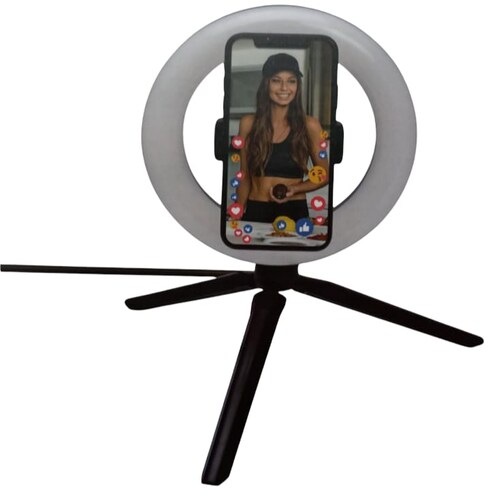 Aro de Luz Fussion LPI-001 P/Stiream o inches C/Tripie USB END1