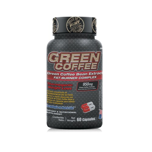 Café Verde Cápsulas Green Coffee Extract 60 Caps Thermogénic