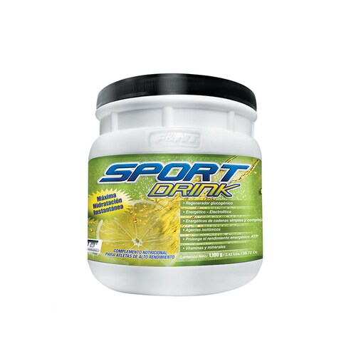 Sport Drink 1,100 Gr: Electrolitos Energía Hidratos Sabor limón F&nt