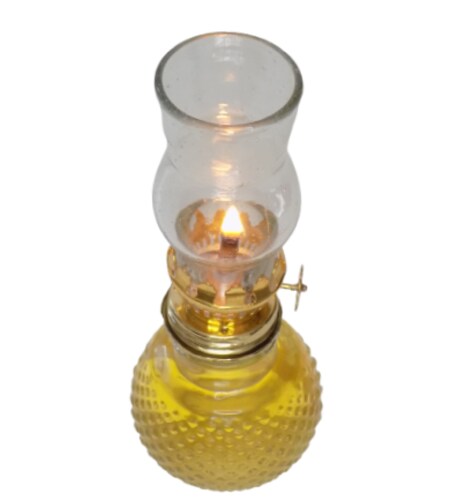 Quinqué Lámpara Clásica Vintage de Aceite Modelo Murano 16cm